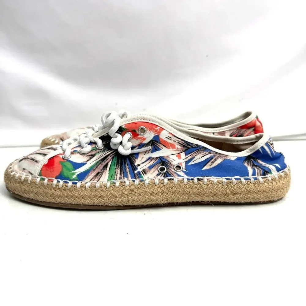 Steve Madden Broadwlk tropical Espadrille Sneakers Shoes Size 8.5